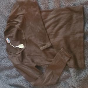 Brown long sleeve shirt